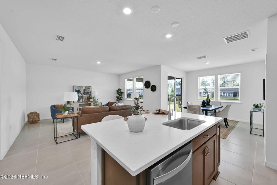 Furnished interior view inside a new home in Hyland Trail, Green Cove Springs (Image 33).