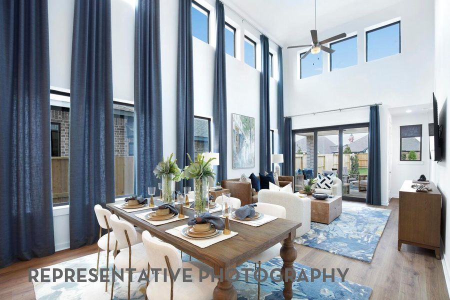 Furnished interior view inside a new home in Santa Rita Ranch, Liberty Hill (Image 26).