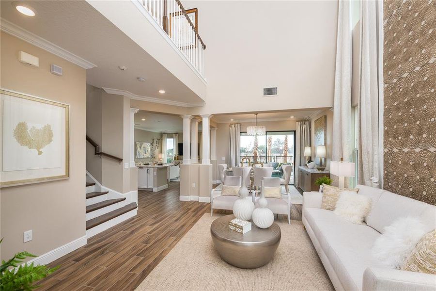 Furnished interior view inside a new home in Lochside, Mount Dora (Image 7).