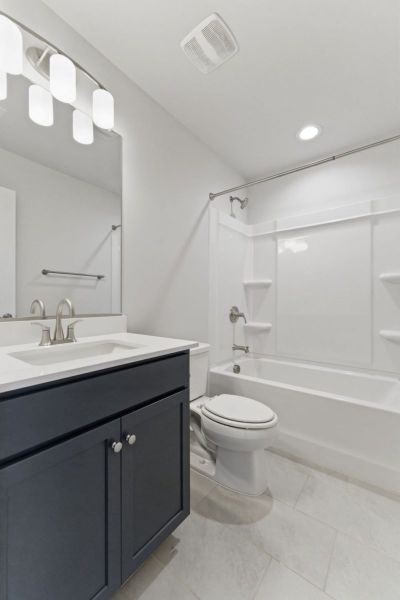 Representative furnished interior of a home built from the Hampton by Keystone Homes NC in Preserve at Carriage Cove, Oak Ridge (Image 58).