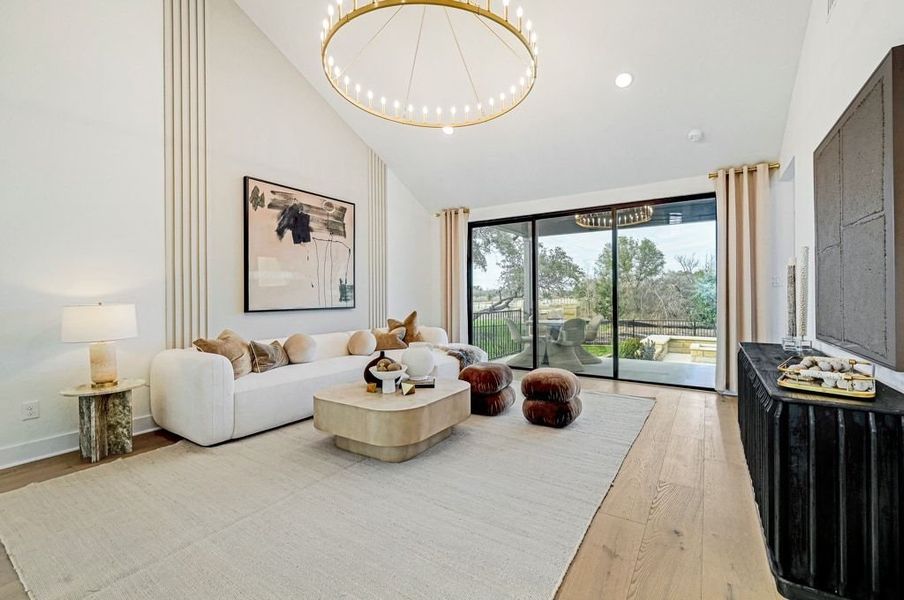 Representative furnished interior of a home built from the Rainier by Pulte Homes in West Cypress Hills, Spicewood (Image 15). Representative furnished interior of a home built from the Rainier by Pulte Homes in West Cypress Hills, Spicewood (Image 15).