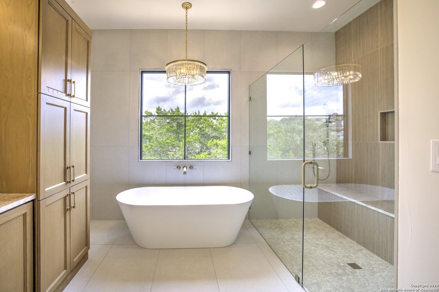 Furnished interior view inside a new home in , New Braunfels (Image 13).