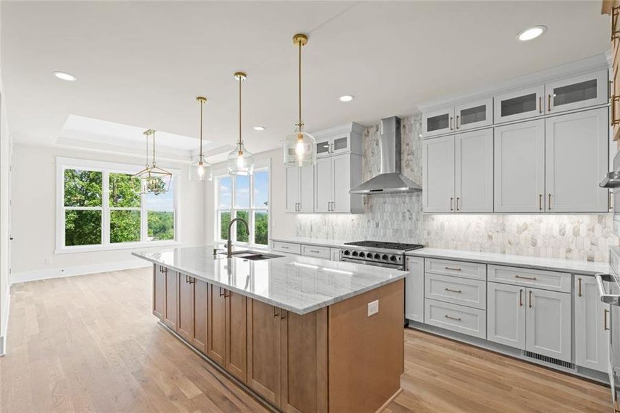 Furnished interior view inside a new home in , Dawsonville (Image 15).
