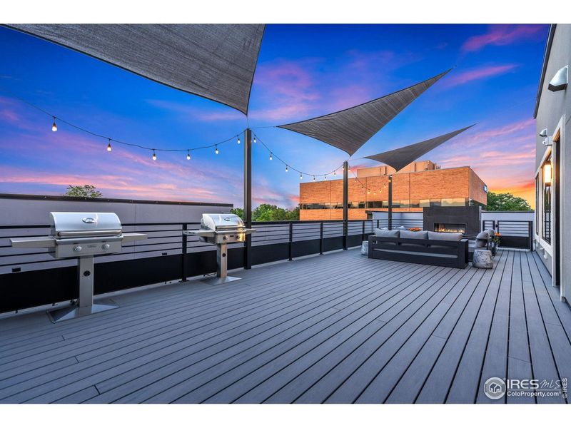 Exterior details and patio area of a home in , Loveland (Image 25).
