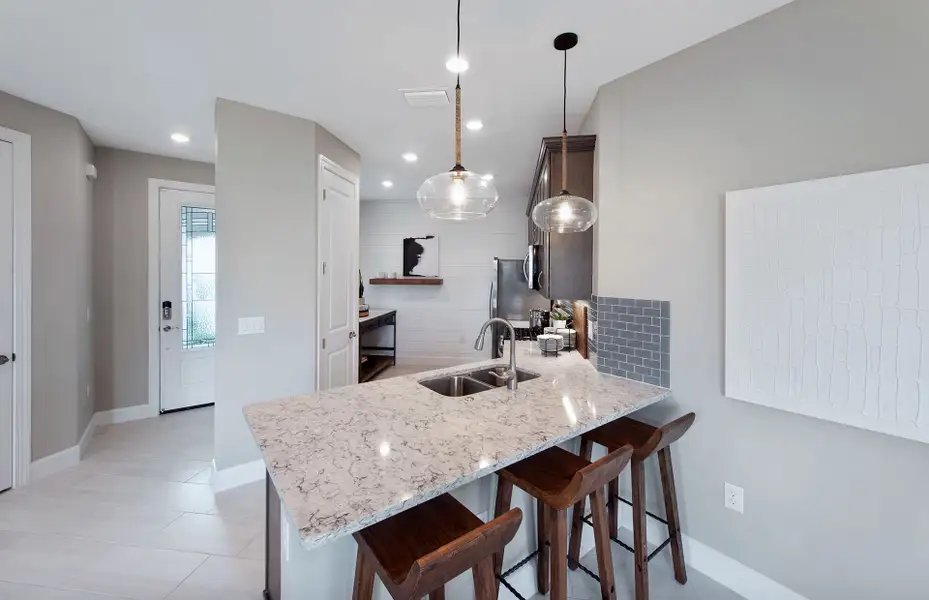 Furnished interior view inside a new home in Talon Preserve on Palmer Ranch, Nokomis (Image 9).