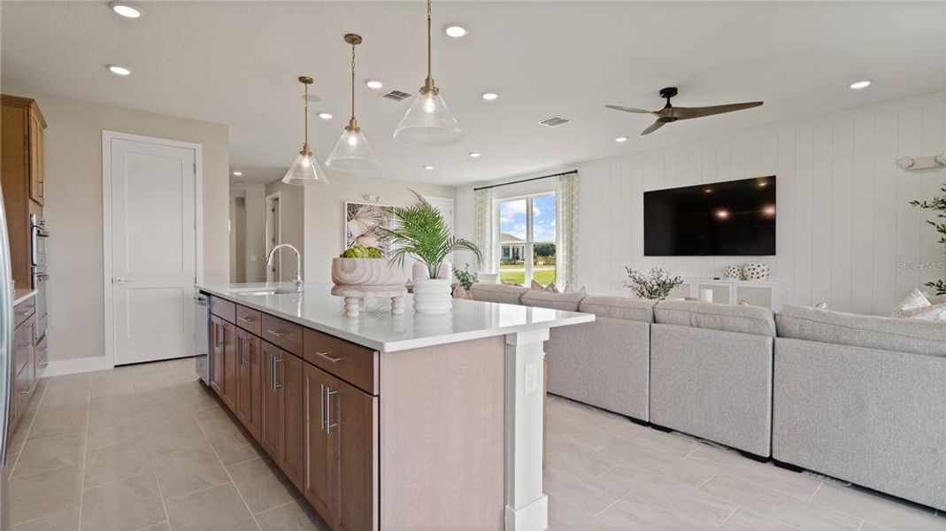 Furnished interior view inside a new home in Trailside, Mount Dora (Image 32). Furnished interior view inside a new home in Trailside, Mount Dora (Image 32).
