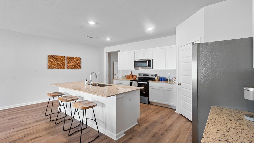 Furnished interior view inside a new home in Misting Springs, Crawfordville (Image 14).
