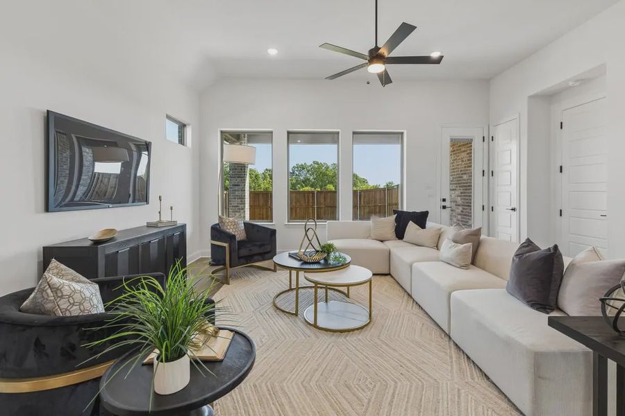 Furnished interior view inside a new home in Talia, Mesquite (Image 26).