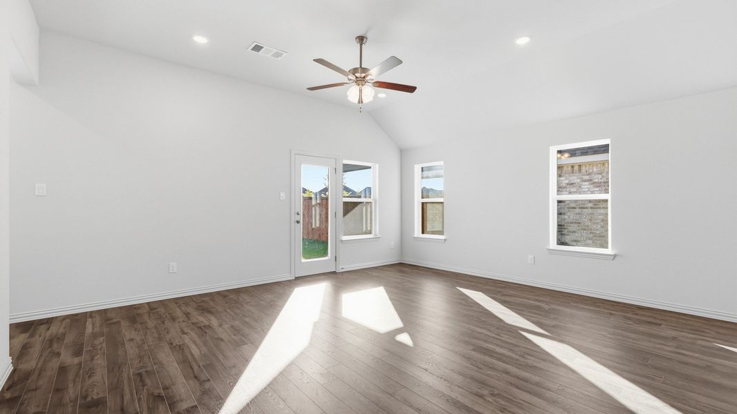 Furnished interior view inside a new home in Wildflower Ranch, Fort Worth (Image 12).