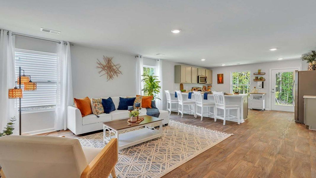Representative furnished interior of a home built from the LEWIS by D.R. Horton in Longleaf Village, Rincon (Image 8).