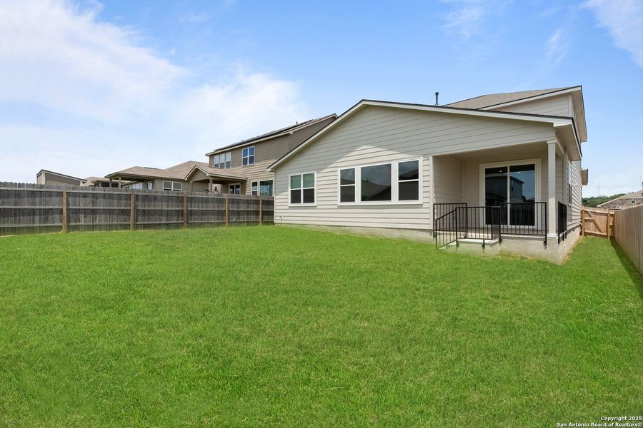 Front exterior of a new home in Skybrooke, San Antonio, TX, highlighting curb appeal (Image 19). Front exterior of a new home in Skybrooke, San Antonio, TX, highlighting curb appeal (Image 19).