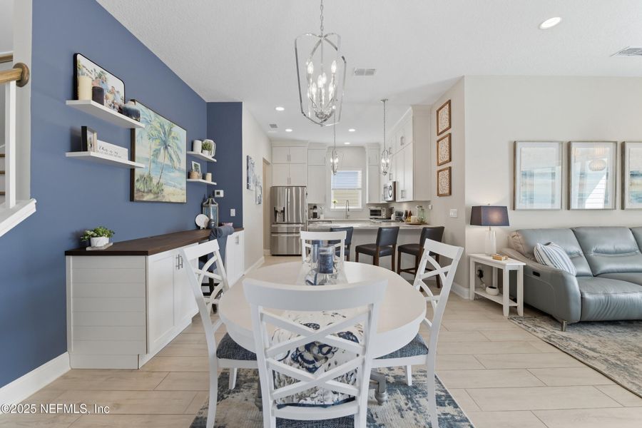 Furnished interior view inside a new home in , St. Johns (Image 12). Furnished interior view inside a new home in , St. Johns (Image 12).