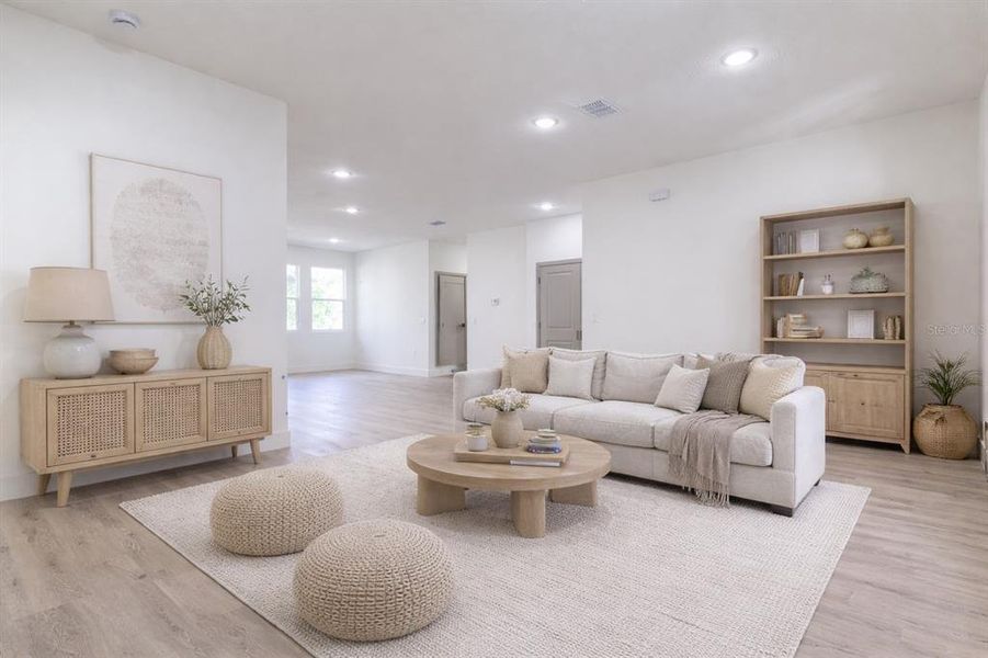 Furnished interior view inside a new home in , Deltona (Image 8).