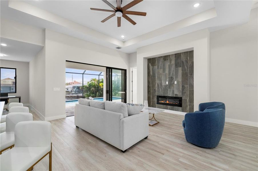 Furnished interior view inside a new home in , Punta Gorda (Image 15).