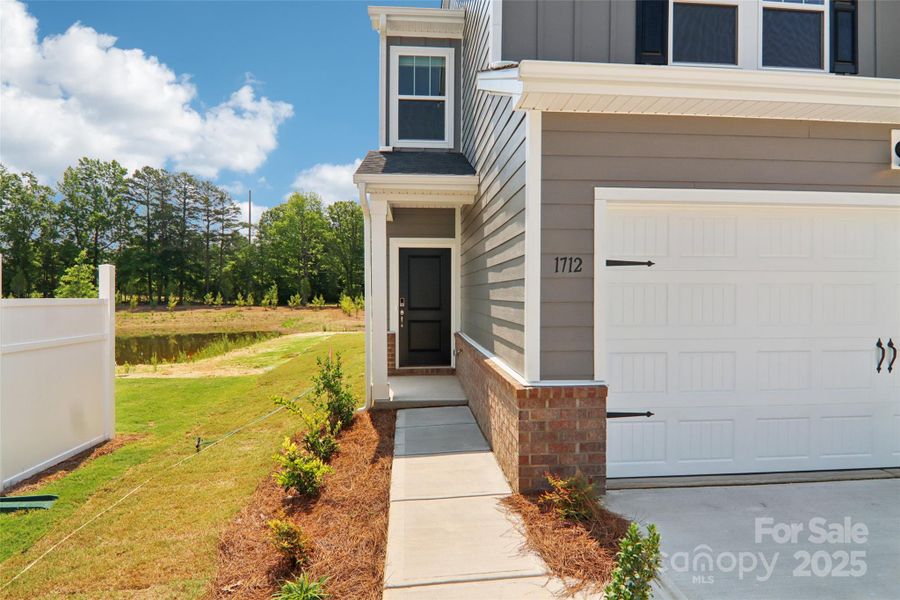 Exterior details and patio area of a home in Galloway Ridge, Charlotte (Image 2).