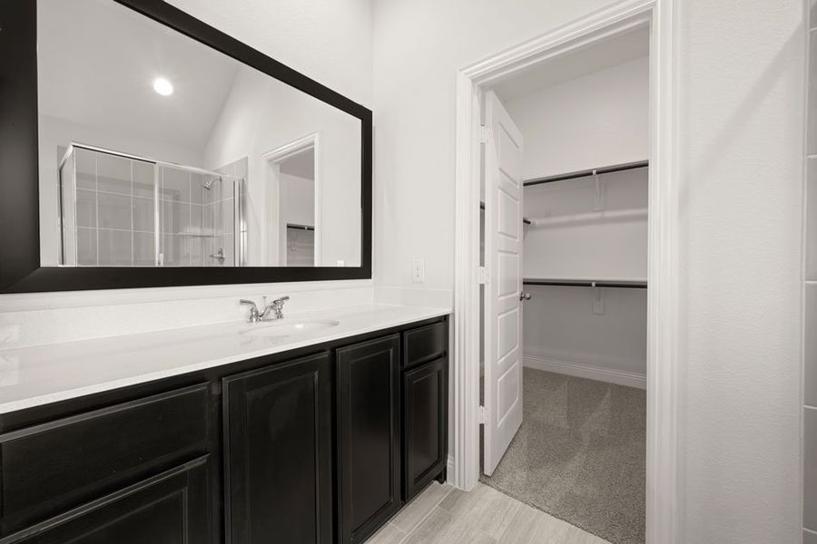 Representative exterior photo of a completed home built from the Balmoral by Impression Homes in Timberbrook, Justin, TX (Image 15).