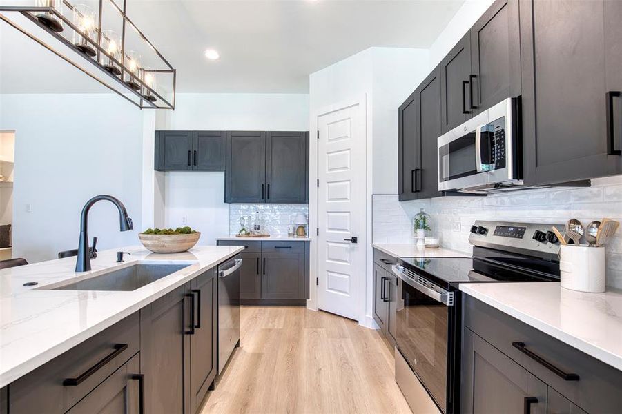 Furnished interior view inside a new home in , Rowlett (Image 3). Furnished interior view inside a new home in , Rowlett (Image 3).