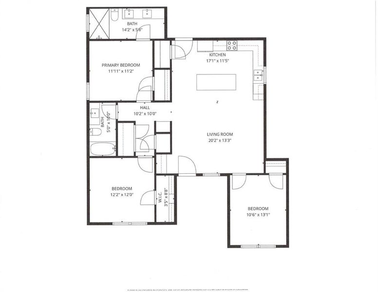2D floor plan layout of this home in , Granbury, TX (Image 5).