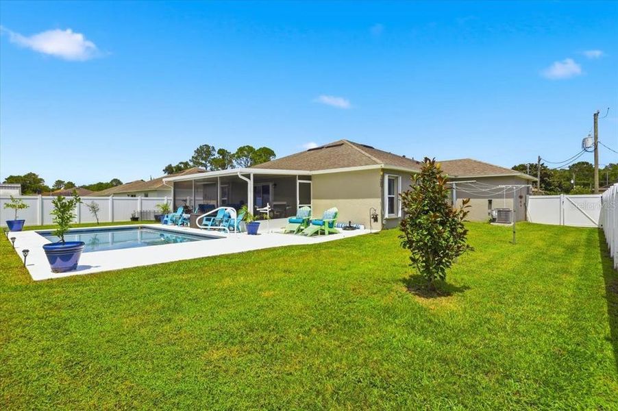 Exterior details and patio area of a home in , Palm Coast (Image 36). Exterior details and patio area of a home in , Palm Coast (Image 36).