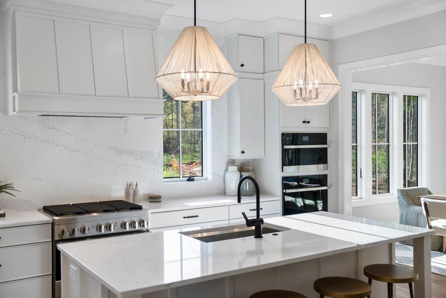 Representative furnished interior of a home built from the Eloise by Homes by Dickerson in The Founding at Blue Ridge, Raleigh (Image 29).