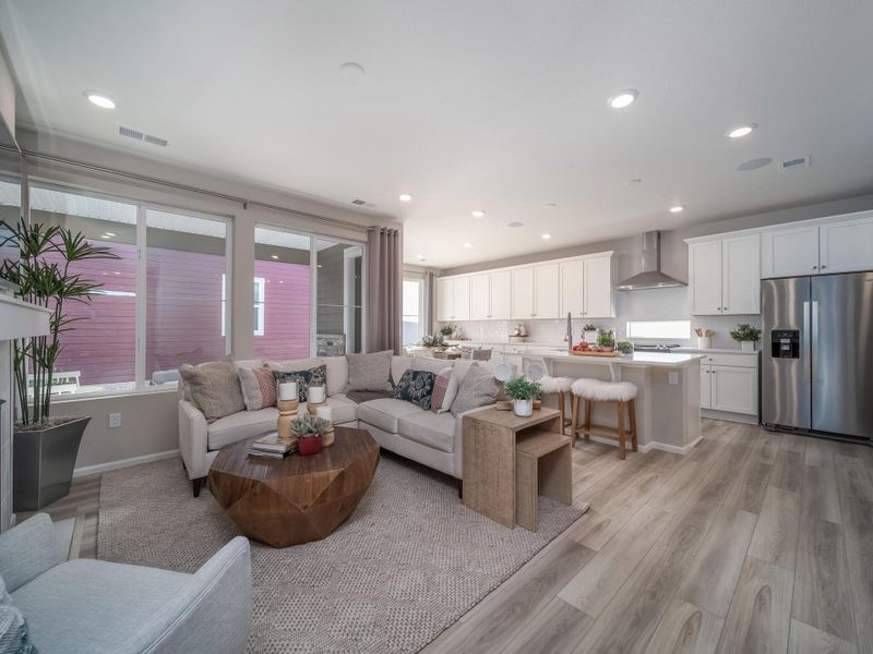 Furnished interior view inside a new home in The Reserve at Green Valley Ranch, Aurora (Image 6).