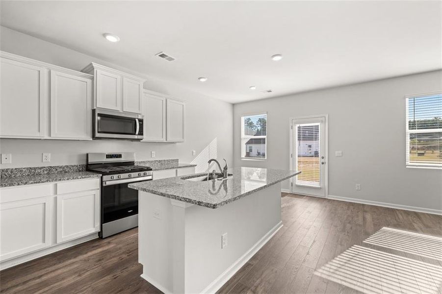 Furnished interior view inside a new home in , Winder (Image 7).