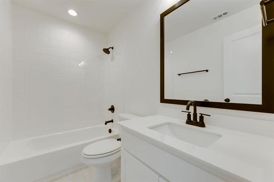 Furnished interior view inside a new home in BridgeWater, Midlothian (Image 11).