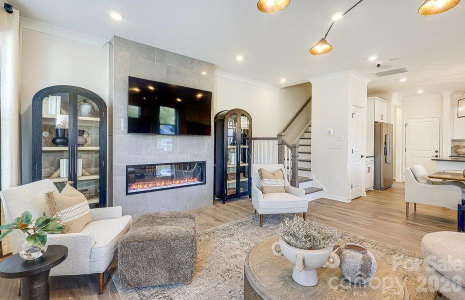 Furnished interior view inside a new home in Galloway Towns, Charlotte (Image 6).