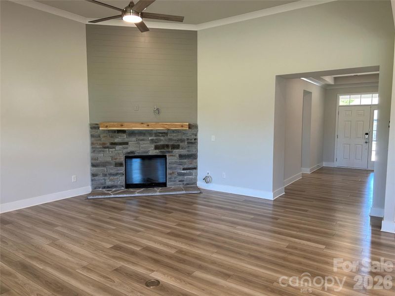 Spacious, unfurnished interior of a new home in Yorkshire Farms, Salisbury (Image 33). Spacious, unfurnished interior of a new home in Yorkshire Farms, Salisbury (Image 33).