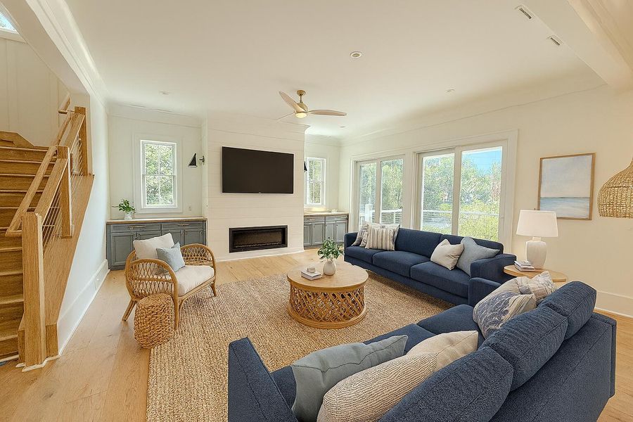 Furnished interior view inside a new home in , Isle Of Palms (Image 51). Furnished interior view inside a new home in , Isle Of Palms (Image 51).