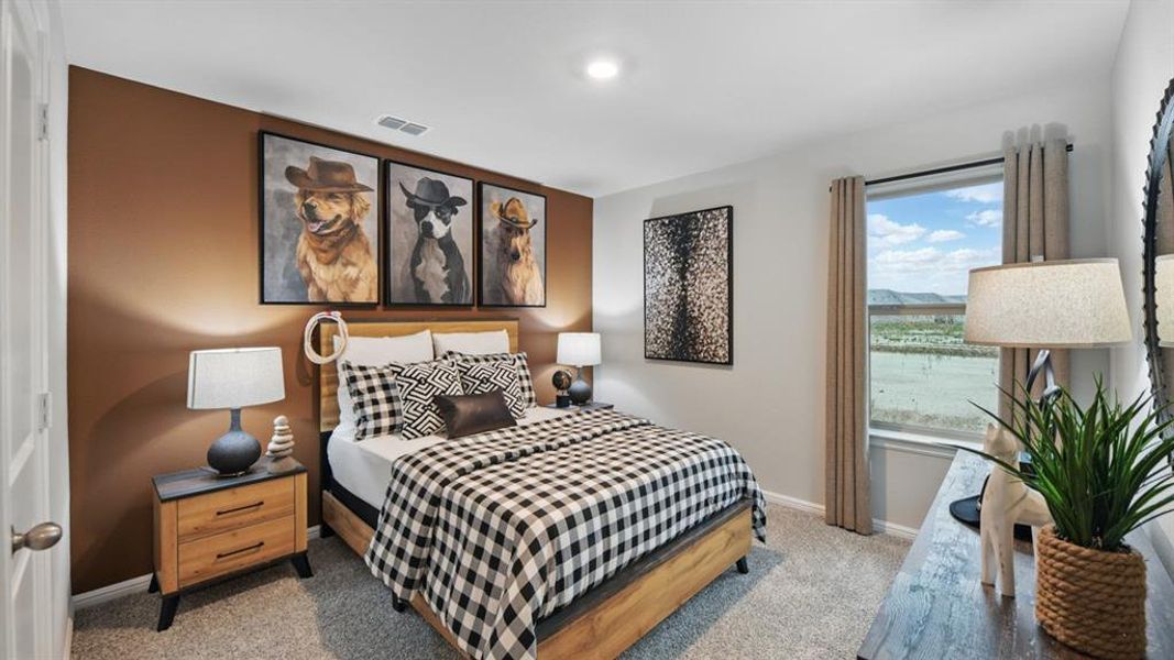 Furnished interior view inside a new home in Hickory Grove, Krum (Image 32).