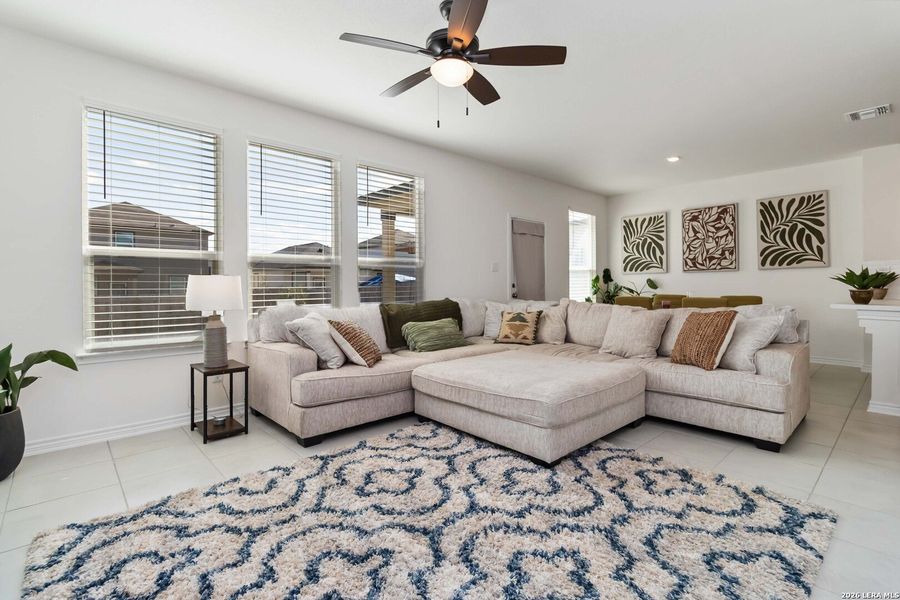 Furnished interior view inside a new home in , San Antonio (Image 11). Furnished interior view inside a new home in , San Antonio (Image 11).