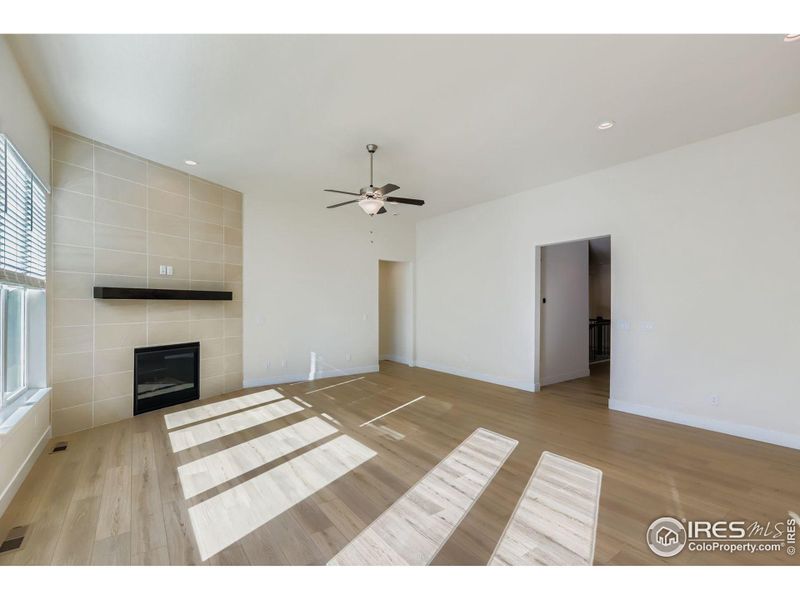 Spacious, unfurnished interior of a new home in RainDance National 60/70, Windsor (Image 21).