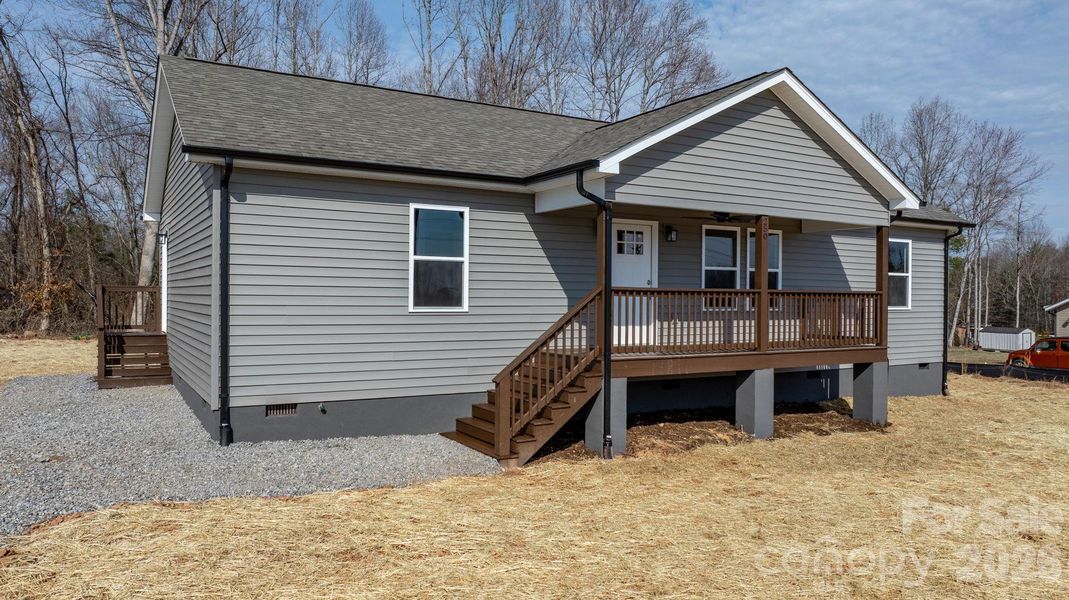 Exterior details and patio area of a home in , Morganton (Image 19).