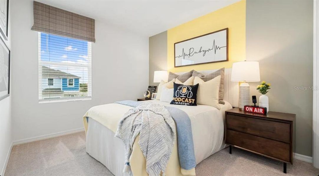 Furnished interior view inside a new home in The Towns at Tiburon, Nokomis (Image 4).