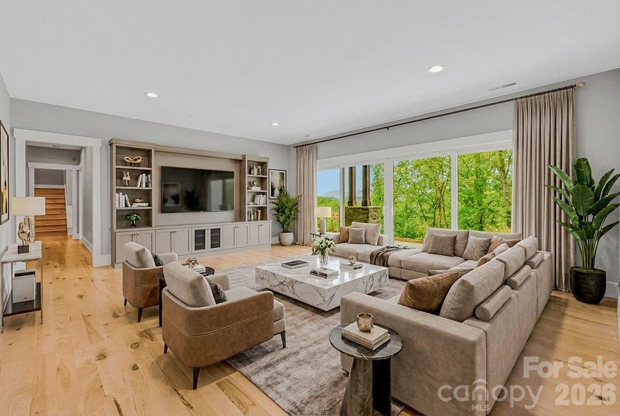 Lower Level Living Room Virtually Enhanced Lower Level Living Room Virtually Enhanced