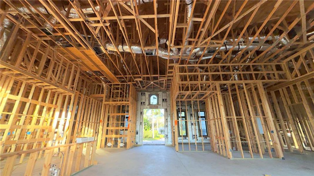 In-progress construction of a new home in , Sarasota, FL (Image 19).