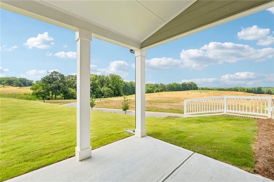 Exterior details and patio area of a home in Fowler Farms, Auburn (Image 4).