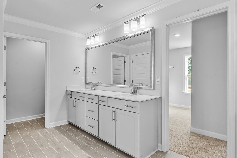 Furnished interior view inside a new home in Fieldstone, Lexington (Image 20). Furnished interior view inside a new home in Fieldstone, Lexington (Image 20).