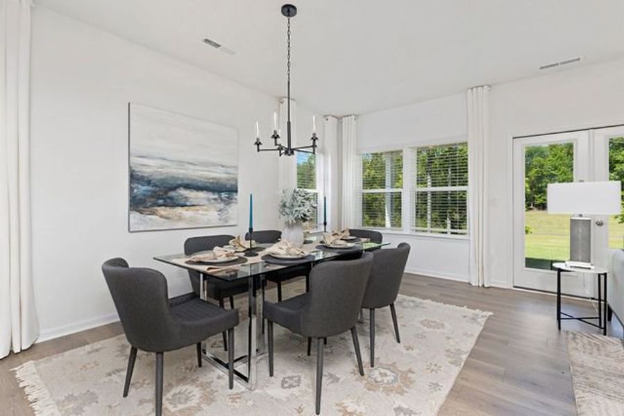 Representative furnished interior of a home built from the Vale by True Homes in Terrace at Border Creek, Winston-Salem (Image 11).