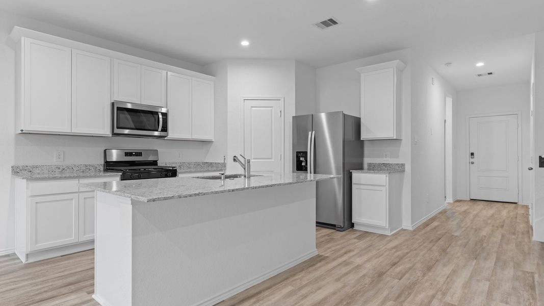 Furnished interior view inside a new home in Tamarron, Fulshear (Image 8).