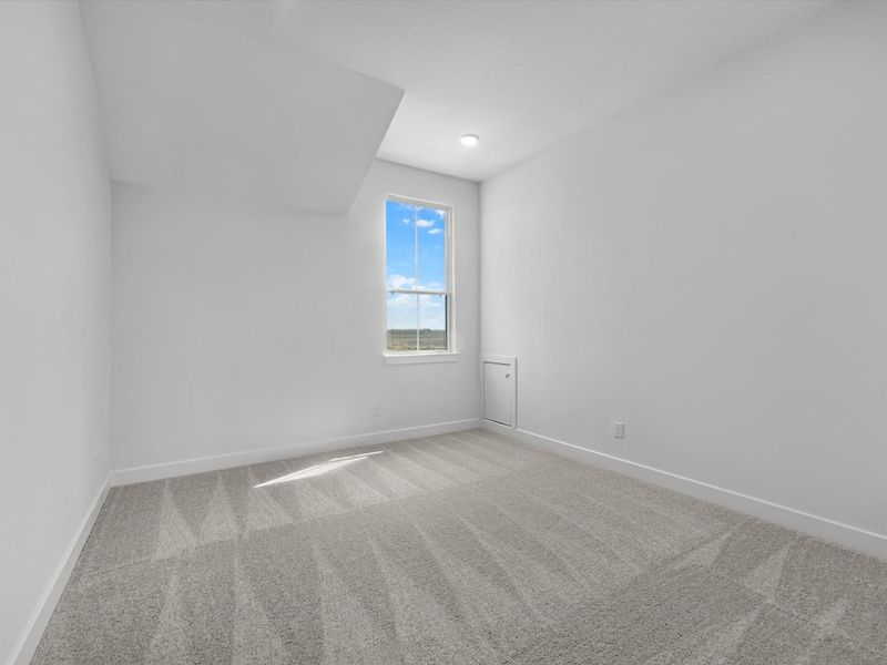 Spacious, unfurnished interior of a new home in Austin Point, Richmond (Image 18). Spacious, unfurnished interior of a new home in Austin Point, Richmond (Image 18).
