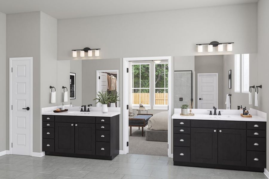 Representative furnished interior of a home built from the Rosedale by Tri Pointe Homes in Capitol Collection at Lariat, Liberty Hill (Image 17). Representative furnished interior of a home built from the Rosedale by Tri Pointe Homes in Capitol Collection at Lariat, Liberty Hill (Image 17).