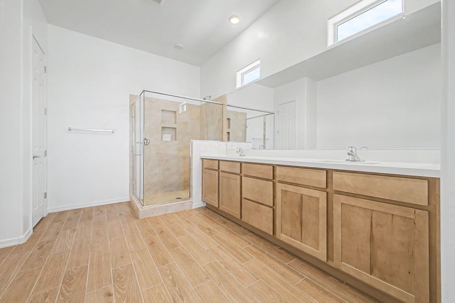 Furnished interior view inside a new home in Las Ventanas - RV Collection, Goodyear (Image 4).