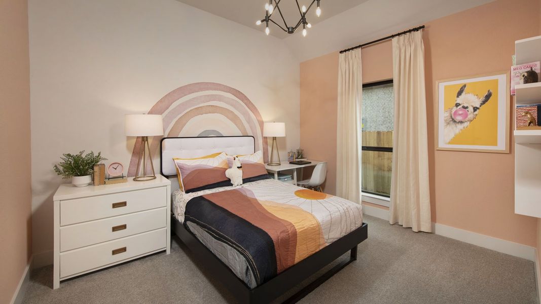 Furnished interior view inside a new home in Crosswinds, Kyle (Image 13).