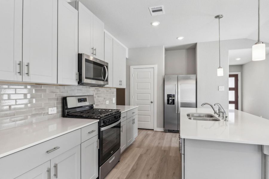 Furnished interior view inside a new home in Landing Meadows - Traditional Series, New Caney (Image 5).