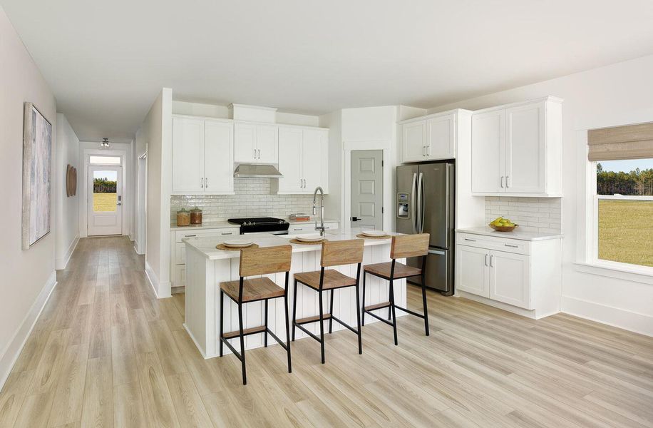 Furnished interior view inside a new home in Watson Hill, Summerville (Image 8). Furnished interior view inside a new home in Watson Hill, Summerville (Image 8).