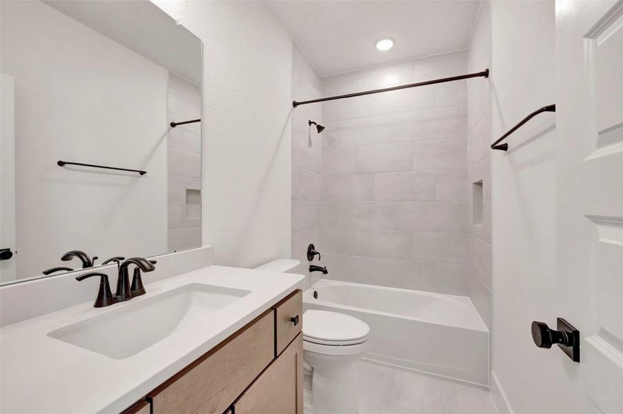 Furnished interior view inside a new home in ARTAVIA 50' Homesites, Conroe (Image 14).