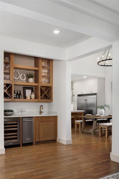 Furnished interior view inside a new home in Light Farms Graham/Reagan, Celina (Image 28).