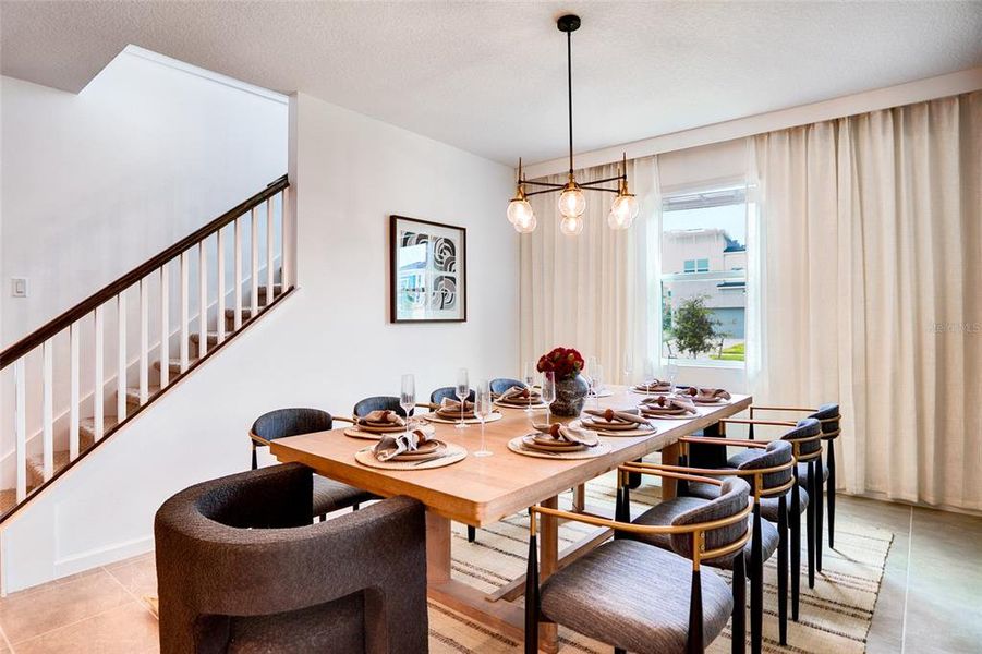 Furnished interior view inside a new home in , Kissimmee (Image 28).